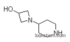 Molecular Structure of 1147423-04-8 (1-(4-Piperidinyl)-3-azetidinol)